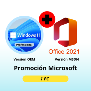 Promoción Microsoft Windows OEM + Office MSDN